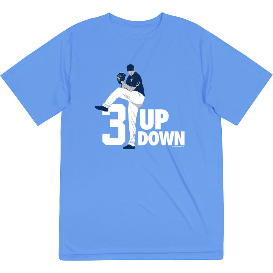 Baseball Short Sleeve Performance Tee - 3 Up 3 Down