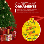 Pickleball Ceramic Ornament - Jingle All The Way