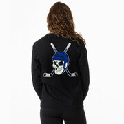 Hockey Tshirt Long Sleeve - Chill to the Bone (Back Design)