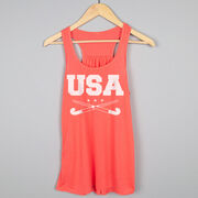 Field Hockey Flowy Racerback Tank Top - USA Field Hockey