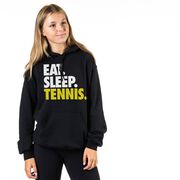 Tennis Hooded Sweatshirt - Eat. Sleep. Tennis.