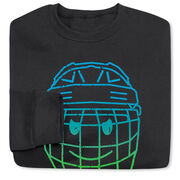 Hockey Crewneck Sweatshirt - Have An Ice Day Smiley
