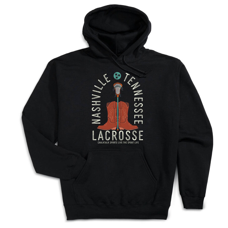 Guys Lacrosse Hooded Sweatshirt - Nashville Lacrosse