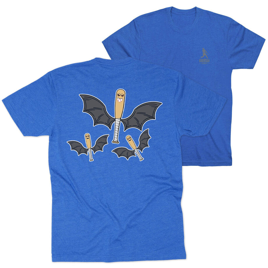 Baseball Short Sleeve T-Shirt - It's Bats (Back Design)