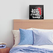 Hockey Canvas Wall Art - Light The Lamp