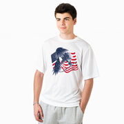 Hockey Short Sleeve Performance Tee - Hockey Eagle
