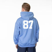 Guys Lacrosse Hooded Sweatshirt - Lacrosse Dad Sticks