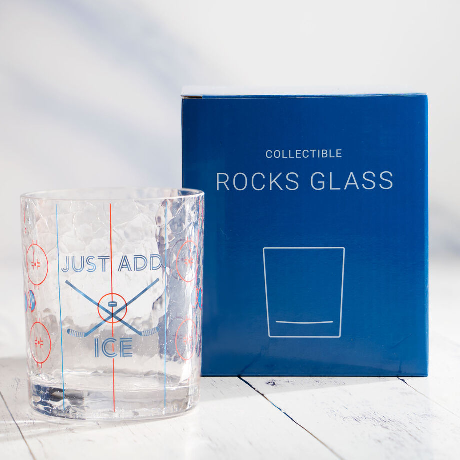 Hockey Rocks Glass - Just Add Ice™