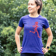 Women's Everyday Runners Tee - Heartfelt Runner Girl