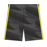 Custom Team Shorts - Basketball Brush Stroke