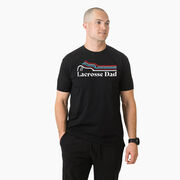 Guys Lacrosse T-Shirt Short Sleeve - Lacrosse Dad Sticks