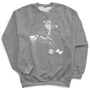 Soccer Crewneck Sweatshirt - Santa Player