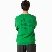 Soccer Crewneck Sweatshirt - Soccer Words (Back Design)