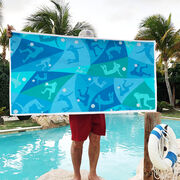 Volleyball Premium Beach Towel - Player