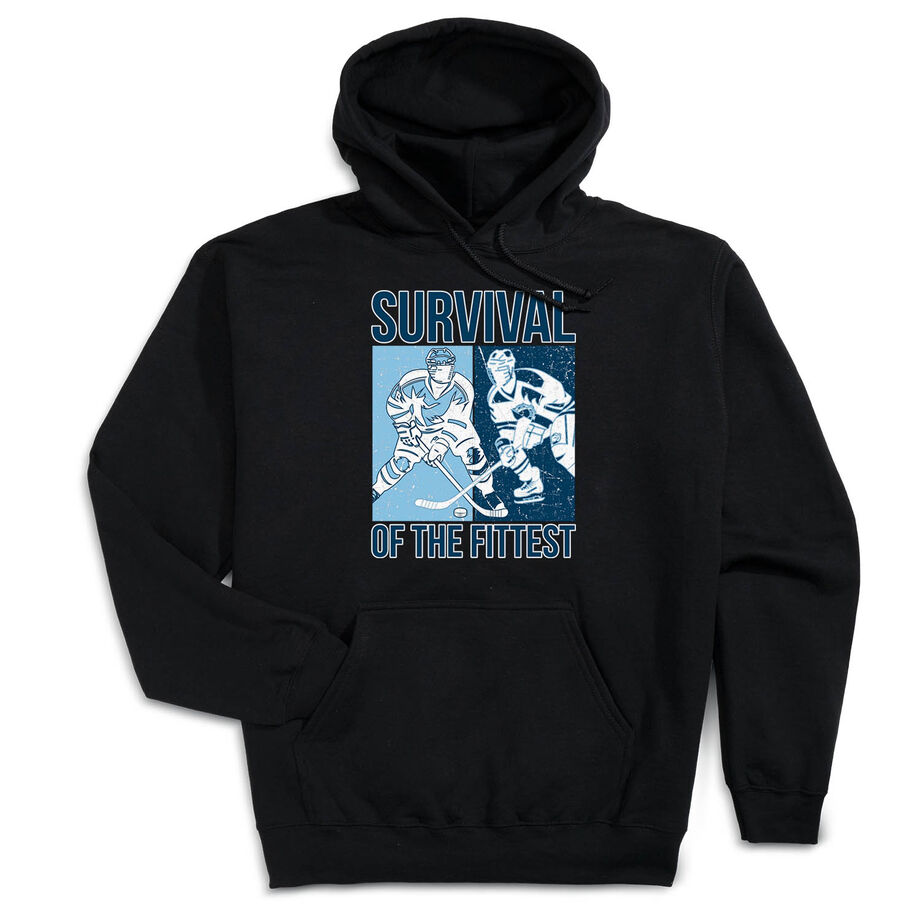 Hockey Hooded Sweatshirt - Survival of the Fittest