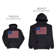 Baseball Hooded Sweatshirt - Patriotic Baseball