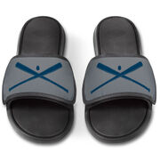 Baseball Repwell&reg; Slide Sandals - Crossed Bats with Ball