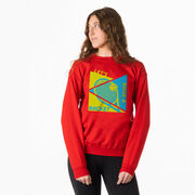 Tennis Crewneck Sweatshirt - Let's Raise A Racket