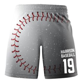 Custom Team Shorts - Baseball Game Time
