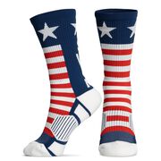 Swimming Woven Mid-Calf Socks - USA Swim