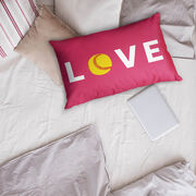 Softball Pillowcase - Love