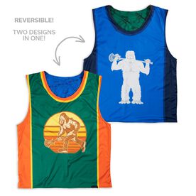 Guys Lacrosse Reversible Pinnie - Big Foot