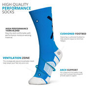 Skiing Woven Mid-Calf Socks - Yeti to Ski