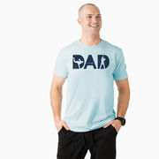 Baseball T-Shirt Short Sleeve - Baseball Dad Silhouette