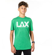 Guys Lacrosse Short Sleeve T-Shirt - I'd Rather Lax