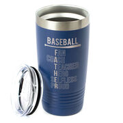 Baseball 20 oz. Double Insulated Tumbler - Baseball Father Words