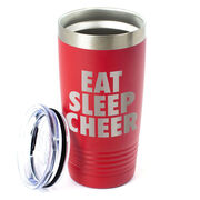 Cheerleading 20 oz. Double Insulated Tumbler - Eat Sleep Cheer