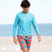 Guys Lacrosse Swim Trunks - Bayside
