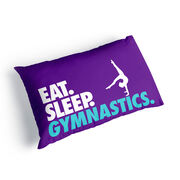 Gymnastics Pillowcase - Eat. Sleep. Gymnastics.