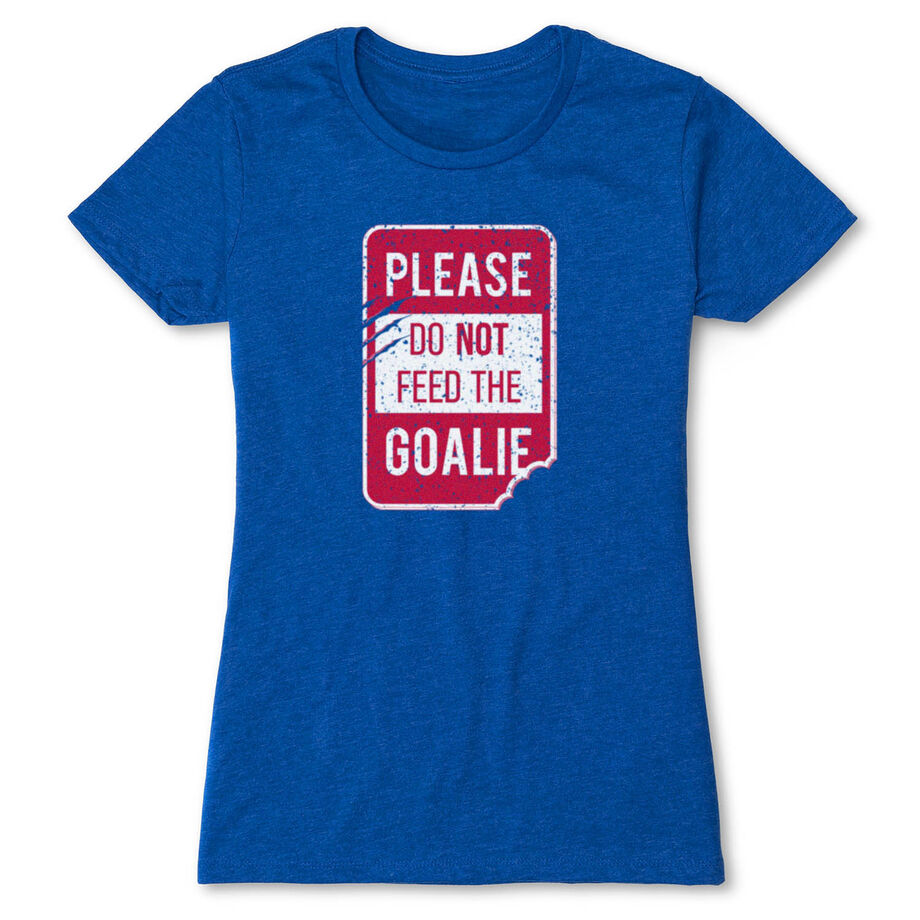 Hockey Women's Everyday Tee - Don't Feed The Goalie