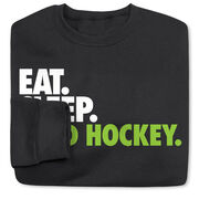 Field Hockey Crewneck Sweatshirt - Eat Sleep Field Hockey