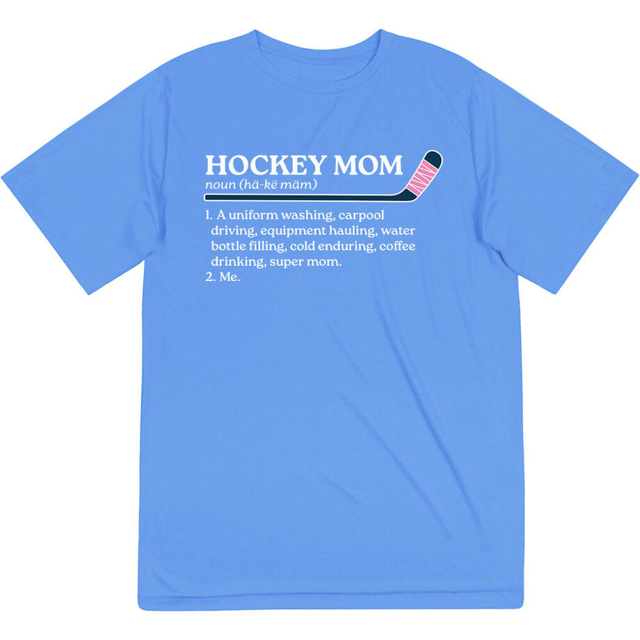 Hockey Short Sleeve Performance Tee - Hockey Mom Definition