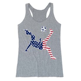 Soccer Women's Everyday Tank Top - Soccer Stars and Stripes Player