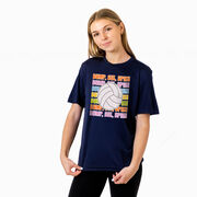 Volleyball Short Sleeve Performance Tee - Bump, Set, Spike
