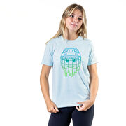  Hockey Short Sleeve T-Shirt - Have An Ice Day Smiley
