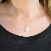Sterling Silver Filigree Sole Sister Necklace