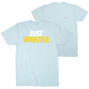 Wrestling Short Sleeve T-Shirt - Just Wrestle (Back Design)