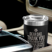 Soccer 20 oz. Double Insulated Tumbler - Dear Dad