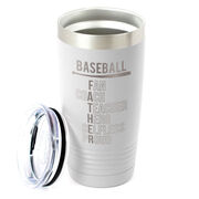 Baseball 20 oz. Double Insulated Tumbler - Baseball Father Words