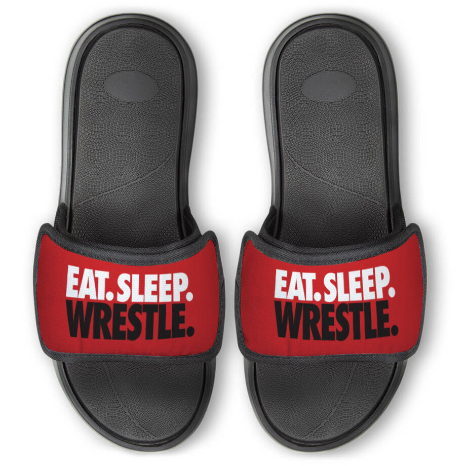 Wrestling Repwell&reg; Slide Sandals - Eat Sleep Wrestle