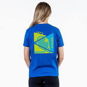 Tennis Short Sleeve T-Shirt - Let's Raise A Racket (Back Design)