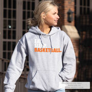 Basketball Hooded Sweatshirt - Eat. Sleep. Basketball.