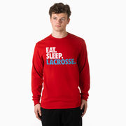 Lacrosse Tshirt Long Sleeve - Eat. Sleep. Lacrosse