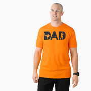 Baseball T-Shirt Short Sleeve - Baseball Dad Silhouette