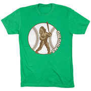 Baseball T-Shirt Short Sleeve - Baseball Bigfoot