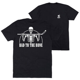 Hockey T-Shirt Short Sleeve - Bad To The Bone (Back Design)